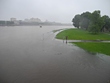 Beginn des Hochwassers in Dresden 2013