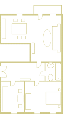 Grundriss Ferienwohnung Hafenstrasse 2